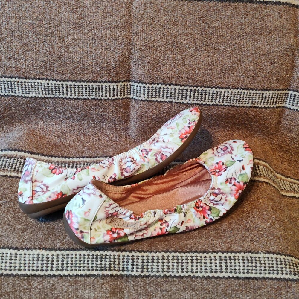 Ballasox Floral Flat Women's USA10 / EUR41